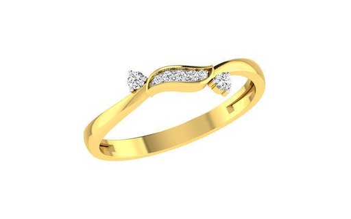 solitaire femmes engagement contourne anneaux sterling imprimable diamant bague platine brillant mariage bijou bijoux argent délicat lumière or blanc 3d print model - Mito3D
