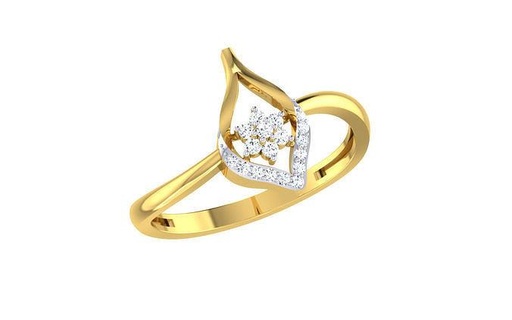 solitaire women engagement bypass rings ring eternity band precious wedding anniversary bridal promise valentine jewellery jewelry gold diamond fashion 3d print model - Mito3D