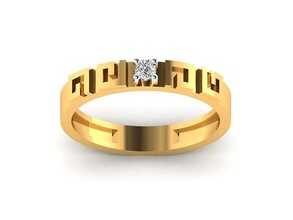 solitär frauen engagement ring 3dm stl obj fbx einzelheiten hochzeit schmuck diamanten rendert animationen diamant edelstein gold ringe renderings bijouterie anillos frau 3d modelle 3d print model - Mito3D