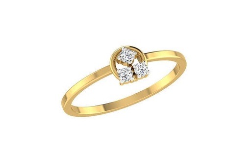 solitario mujer compromiso Roca banda anillos libra esterlina imprimible diamante anillo platino brillante Boda joya joyería plata delicado ligero oro blanco 3d print model - Mito3D