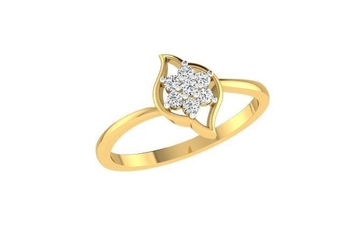solitaire femmes engagement mariage bande anneaux bijoux bijou diamant or lumière poids bague gemme imprimable délicat platine wt ultra minimaliste argent 3d print model - Mito3D
