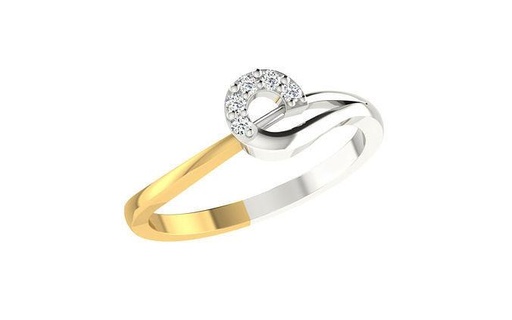 solitario donne Fidanzamento nozze gruppo musicale anelli sterlina stampabile diamante squillare platino brillante gioiello gioielleria argento delicato luce oro bianca 3d print model - Mito3D
