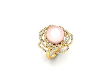 solitaire femmes engagement mariage opale calcul bague bijou bijoux éternité précieux anneaux gemme pierres or diamant Vêtements perles diamants 3d print model - Mito3D