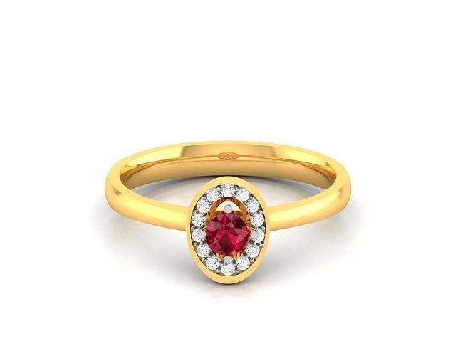 Solitaire KADIN nişan düğün yüzük mücevher sonsuzluk değerli yalnızlık yüzükler taşlar altın taş elmas Giyim inciler elmaslar takı 3D print model - Mito3D