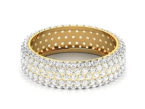 solitaire femmes engagement mariage bague or bijoux argent diamant brillant mode gemme bijou imprimable beauté rubis saphir anneaux 3d print model - Mito3D