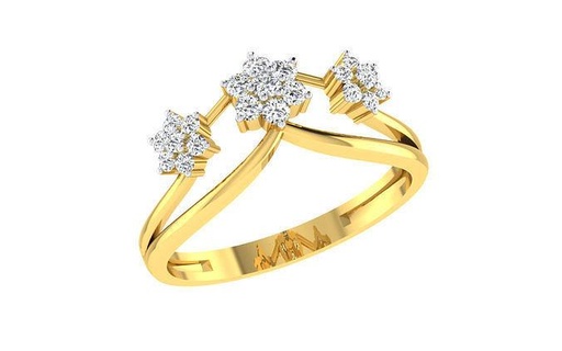 solitário mulheres noivado Casamento argolas esterlina imprimível diamante anel platina brilhante jóia jóias prata joalheria delicado luz ouro branco 3d print model - Mito3D