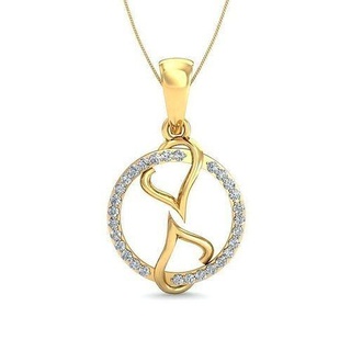 Solitaire KADIN kalp kolye 3dm stl obj fbx render detaylar mücevher düğün nişan yazdırılabilir elmas gümüş altın takı beyaz parlak platin lüks değerli kolyeler 3d print model - Mito3D