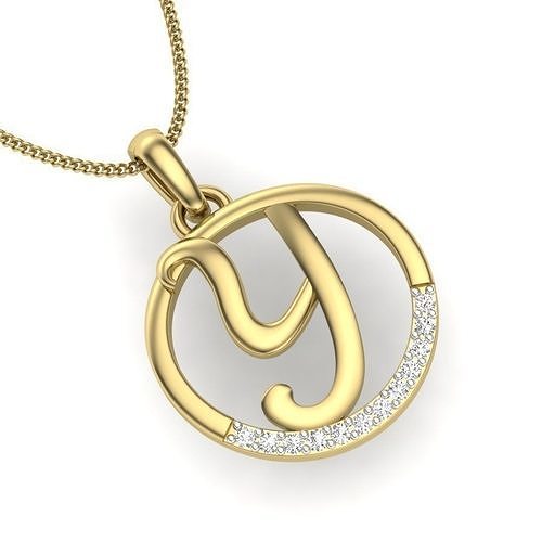 solitaire women y pendant jewelry gold printable silver gem white diamond necklace pendants weight delicate chain light 3D print model - Mito3D