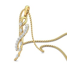 solitaire women pendant gold printable pendants jewellery jewel silver gem necklace diamond precious jewelry platinum ring sterling white brilliant 3d print model - Mito3D
