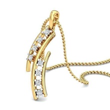 solitario donne pendente ciondoli collana gioielleria diamante argento oro bianca brillante sterlina gemma stampabile illuminazione luce 3d print model - Mito3D