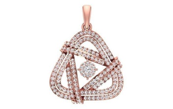 solitario mujer colgante pendiente 3dm stl obj fbx detalles collar joyería diamante plata oro imprimible joya compromiso colgantes 3d print model - Mito3D