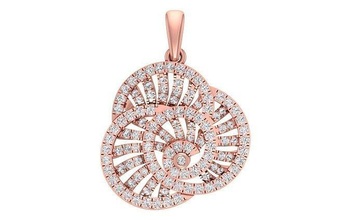 solitário mulheres pingente 3dm stl obj fbx render detalhes colar jóias diamante prata ouro imprimível jóia gema noivado pingentes joalheria 3d print model - Mito3D