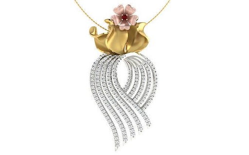 Solitaire KADIN kolye 3dm stl obj fbx render detaylar mücevher düğün nişan yazdırılabilir elmas gümüş altın takı beyaz parlak platin lüks değerli sterlin 3d print model - Mito3D