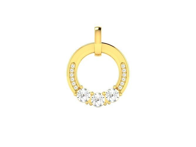 solitaire women pendants earring hoop earrings 3dmodel cad jewelry usa canada diamond diamonds emerald 3dprinting 3d delicate 3D print model - Mito3D