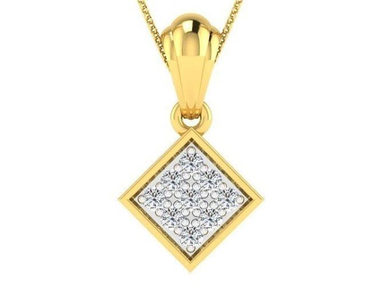 Solitaire KADIN kolye 3dm stl fbx obj vermek detaylar mücevher yazdırılabilir elmas altın gümüş düğün nişan takı sterlin beyaz parlak platin lüks değerli 3d print model - Mito3D