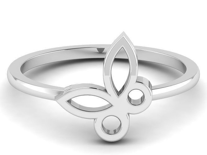 solitario donne squillare 3dm stl obj fbx render dettagli anelli sterlina stampabile diamante platino brillante nozze fidanzamento gioiello gioielleria argento bianca oro 3D print model - Mito3D