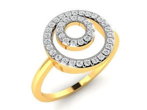 solitario donne squillare 3dm stl obj fbx render dettagli gioielleria platino oro splendente stampabile diamante fidanzamento moda bellezza prezioso lusso gioiello brillante diamanti anelli argento 3d print model - Mito3D