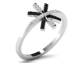 solitario mujer anillo 3dm stl obj fbx detalles joya diamante precioso compromiso joyería platino Boda brillante oro Diamante brilhante 3d print model - Mito3D