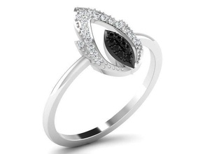 solitario mujer anillo 3dm stl obj fbx detalles joyería joya lujo precioso compromiso plata Boda diamante imprimible libra esterlina platino anillos brillante 3d print model - Mito3D