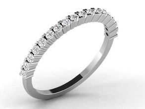solitario donne squillare 3dm stl obj fbx render dettagli gioielleria gruppo musicale womenring nozze oro diamante moda anelli massa collezione Fidanzamento 3d print model - Mito3D