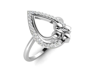 solitario mujer anillo 3dm stl obj fbx detalles 3dprinted diseño Moda oro dorado joya joyería impresión imprimible prototipos anillos plata diamante 3d print model - Mito3D