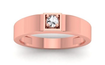 solitario mujer anillo 3dm stl obj fbx renders detalles joyería joya anillos compromiso diamantes oro Moda diamante Boda 3d print model - Mito3D