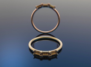 solitario mujer anillo Boda joyería joya lujo plata amor diamante blanco platino brillante oro compromiso Moda belleza anillos 3d print model - Mito3D
