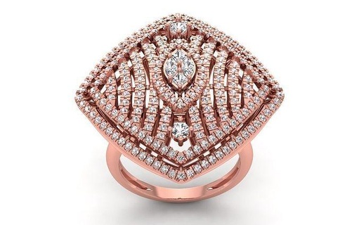 solitaire femmes mariage engagement mariée bague bijoux bande femme diamant halo anneaux masse collection imprimable 3d print model - Mito3D