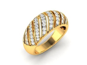 solitär frauen hochzeit engagement ring 3dm stl diamant cluster damen schmuck ringe druckbar juwel cad kanada usa luxus geschenk kanadisch 3d print model - Mito3D