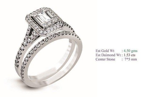 solitaire women wedding engagement rings ring diamond engagementring jewelry weddingring gold bridal womenring anniversary promise valentine proposal cocktail flower 3d print model - Mito3D