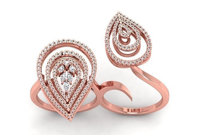 solitario donne nozze Fidanzamento dito squillare gioielleria gruppo musicale womenring diamante alone anelli massa collezione stampabile 3D print model - Mito3D