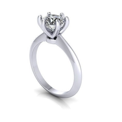 solitario donne nozze r66 gioiello gemma fidanzamento gioielleria diamante squillare argento oro engagement moda sterlina pendente collana bellezza orecchini ciondoli anelli 3d print model - Mito3D