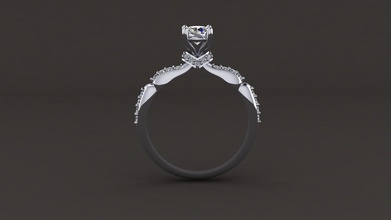 solitare ring jewelry platinum gem wedding silver gold romance fashion diamond valentine beauty love jewel engagement engagem solitair rings 3d print model - Mito3D
