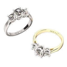 solitaire cg301 conception l'amour Entreprise hacher bijoux argent or diamant mode engagem mariage imprimable anneaux 3d print model - Mito3D