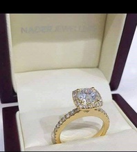 einsam cg306 liebe gold diamant schmuck ringe ring mode schönheit bague solitär bijoux 3d 3d print model - Mito3D