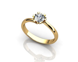 soliter 3 Schmuck ring diamond Hochzeit gold Platin engagement Ringe 3d print model - Mito3D
