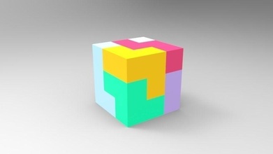 soma block puzzle strategy blocks games toys 3d print model - Mito3D