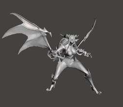 dragon sorcière zyra 3d modèle ligue of légendes sauvage crevasse lol jeux jouets 3d print model - Mito3D