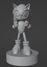 Sonic 03 sega película acción figura erizo juguete Arte estatua juegos juguetes 3d print model - Mito3D