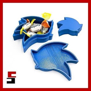 sonic hedgehog box container storage pack stash containers candy home decor house 3d print model - Mito3D