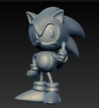 sonic hedgehog tails sega bandai capcom figure man art toy statue games toys 3d print model - Mito3D