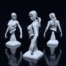 sonya bland mk 9 bust blade mortal kombat fan art game fantasy figurine tabletop sculptures 3d print model - Mito3D
