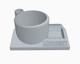 soporte microset individuel gadget maquettiste modelismo herramienta maquetas loisir DIY main outils 3d print model - Mito3D