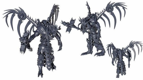 ruh İşlemek kaos iblis prens savaş oyunu vekil warhammer40k Warhammer avcı dövme minyatürler 40k bilim fi oyunlar oyuncaklar 3d print model - Mito3D