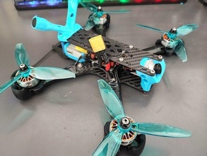fonte v5 aria unità stampa supporto fpv drone passatempo quadricottero elettronica dji sourceonev5 paraurti tpu carbonio stampato fai 3d print model - Mito3D