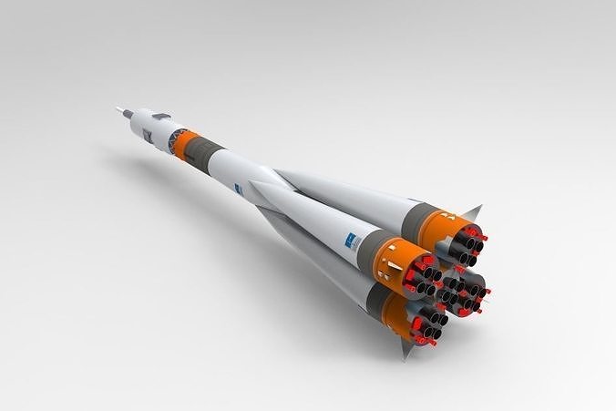 soyuz uzay hazır basılı 3d basılabilir astronot kozmonot gagarin iss başlatmak bilim astronomi fizik 3D print model - Mito3D