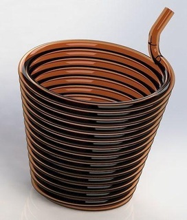 spa tasse minéral l'eau secret conception thé café vaisselle maison Ménage ustensiles cuisine surprise liquide spirale bec meubles 3d print model - Mito3D