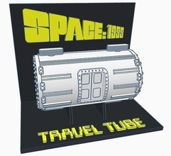 space 1999 travel tube sci fi fantasy maglev tv science 3d print model - Mito3D