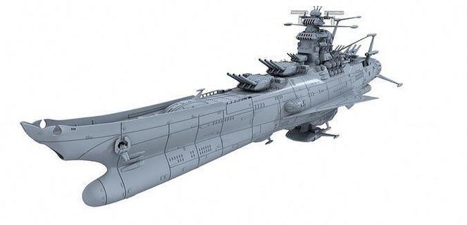 space battleship yamato 2199 stl files spaceship 3d printing hobby diy 3d print model - Mito3D