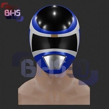espaço azul capacete guarda in powerranger powerrangerinespaço sentai mega ranger cosplay 3dprint tokusatsu traje jogos brinquedos 3d print model - Mito3D